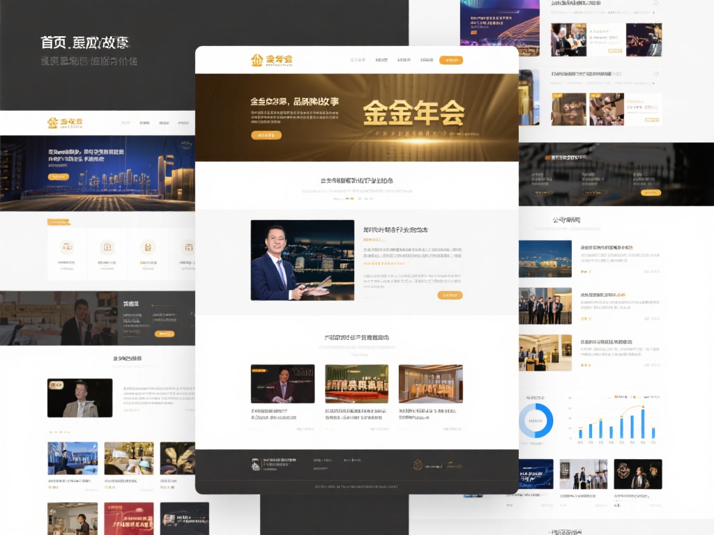 首页的重要信息被合理地分布在多个版块中。首先是金年