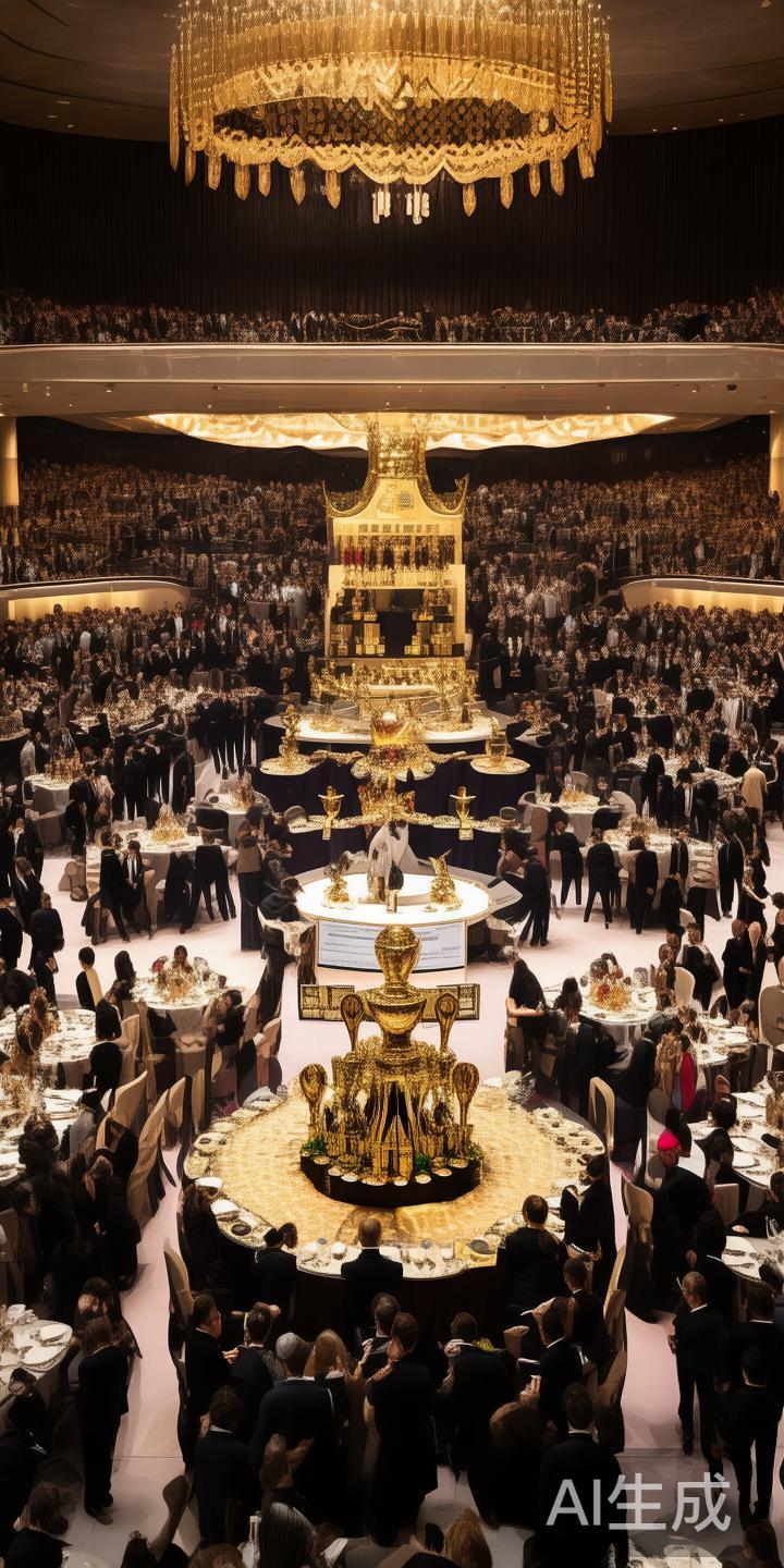 以某知名互联网公司为例，年会期间公司会举办盛大的聚